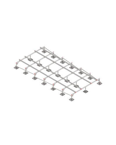 Опорная конструкция для установки оборудования TECHNORAPTOR STEELFOOT 3000х6000 тип 1 HD КМ-профиль (KM-TR-STF-SSEI-3000-6000-1 HD) в Таганроге Системы видеонаблюдения Pintop.ru