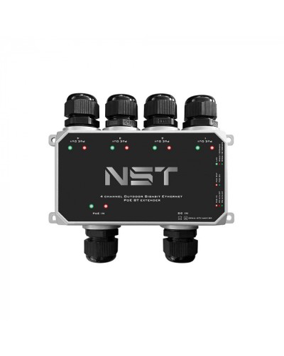 Уличный Ultra PoE удлинитель - коммутатор Gigabit Ethernet до 250м на 5 портов NST NS-EXSW-5GP/W в Таганроге Дополнительное оборудование для сетей Pintop.ru