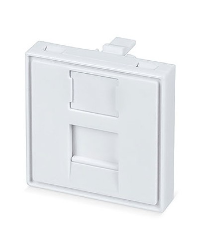 Вставка 45x45 (Mosaic) для 1 модуля формата Keystone Jack (FP-45-1M) Пожтехкабель СКС (202-031) (аналог Mosaic) в Таганроге Модули Keystone Pintop.ru