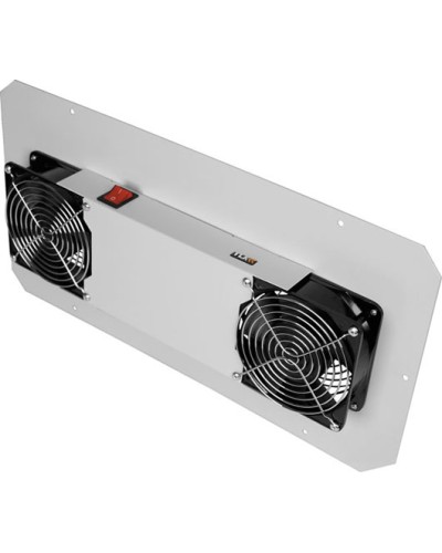 Панель вентиляционная с 2 вентиляторами TLK TLK-FAN2-GY в Таганроге Вентиляторные модули Pintop.ru