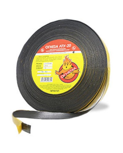 Лента термоуплотнительная ОгнезаОГНЕЗА-ЛТУ 1,5*20 мм., рулон 35 пог.м. в Таганроге Дополнительное оборудование пожаротушения Pintop.ru