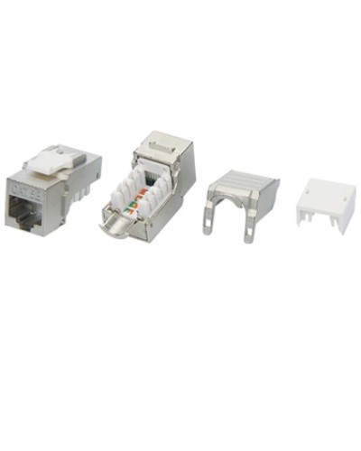 Вставка Hyperline (KJ9-8P8C-C5e-90-SH-F-WH) в Таганроге Коннекторы Pintop.ru