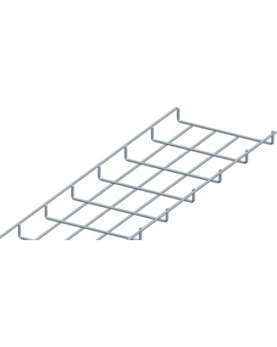 Лоток проволочный 25х200мм, Ф3.8мм, оцинкованный (3 м) LANMASTER LAN-MT25x200-3.8EZ в Таганроге Кабельные лотки Pintop.ru