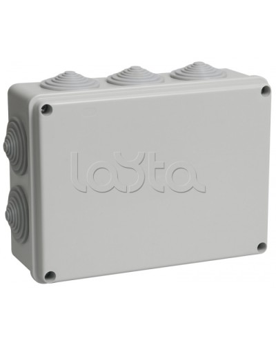 Коробка КМ41244 распаячная для о/п (RAL7035, 10 гермовводов) IEK UKO11-190-140-070-K41-55 в Таганроге Аксессуары для средств охраны периметра Pintop.ru