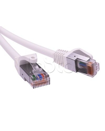 Патч-корд экранированный CAT5E F/UTP 4х2, LSZH, белый, 0.5м DKC RN5EFU4505WH в Таганроге Патчкорды (медные) Pintop.ru