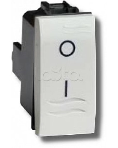 Выключатель двухполюсный белый 1 мод в Таганроге Аксессуары для стоек и шкафов Pintop.ru