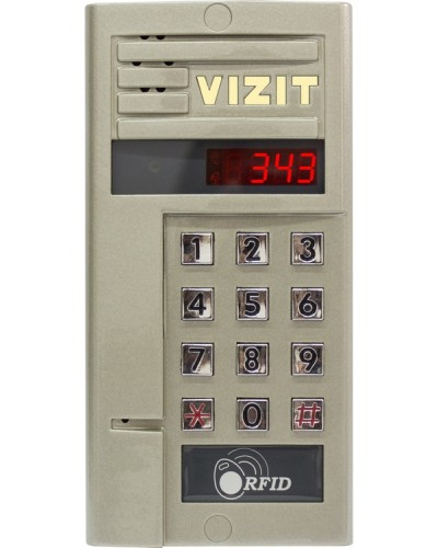 Блок вызова для совместной работы с БУД-302 VIZIT БВД-343F в Таганроге Блоки вызова многоабонентные Pintop.ru