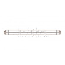 Панель коммутационная 19", 1U, кассетная, 8 слотов под кассетные модули серии CJ NIKOMAX NMC-RP08-BLANK-CJ-1U-MT