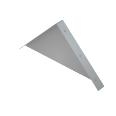 Заглушка двускатной крышки 400 мм HD КМ-Профиль (ZKLZ400 HD)