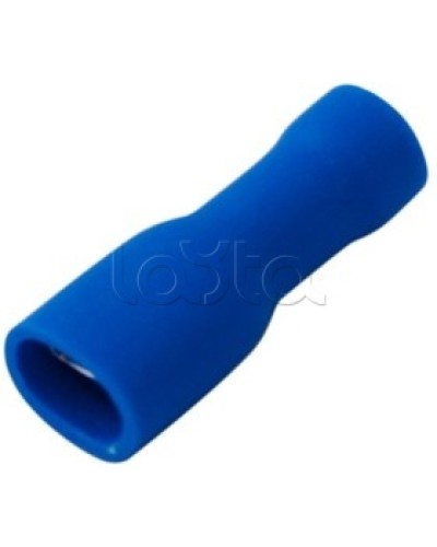 Клемма плоская полностью изолированная 1.5-2.5 мм² (КППИ гнездо - 5мм) (100шт/уп) REXANT 08-0631 в Таганроге Клеммные колодки Pintop.ru