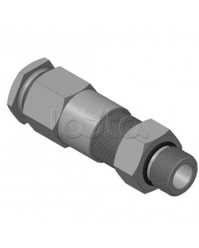 Кабельный ввод для бронированного кабеля с двойным уплотнением резьбой G1/2, внешним диаметром кабеля D=11-15 мм и проходным диаметром кабеля d=6-10 мм Спектрон КВБ-15/10-2У-М-G1/2 в Таганроге Аксессуары для кабель-канала Pintop.ru