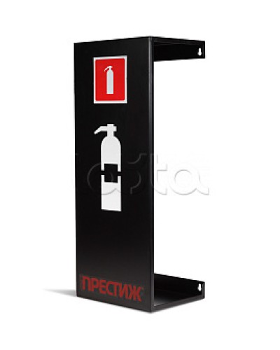 Подставка настенная под огнетушитель ПРЕСТИЖ черная ПОЖТЕХНИКА в Таганроге Аксессуары для огнетушителей Pintop.ru