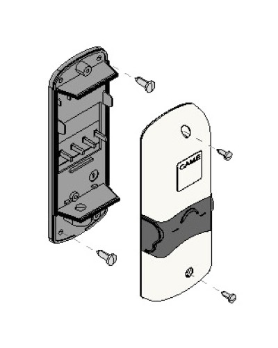 Корпус приемника DTA01 DTA02 DBS01 DBS02 Came 119RIR256 в Таганроге Запчасти для шлагбаумов и автоматики Pintop.ru