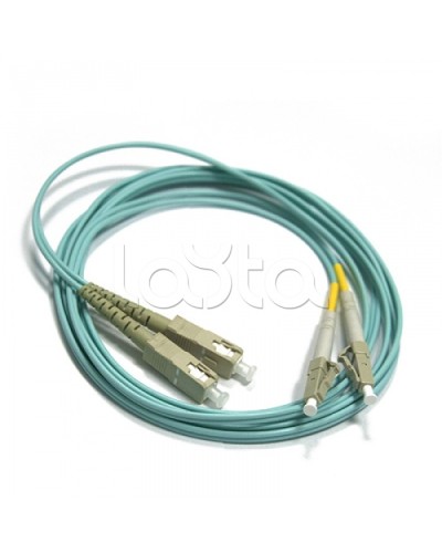 Патч-корд оптический LANMASTER LAN-SC-FC/OM3-5.0 в Таганроге Патч-корды и пигтейлы Pintop.ru