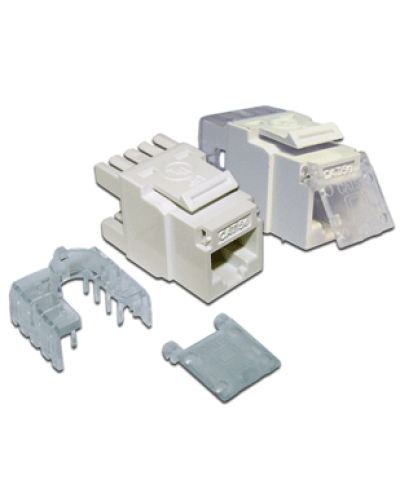 Вставка Keystone Tooless RJ-45, категория 5e, белая, без инструмента LANMASTER LAN-TK45U5E/180-WH в Таганроге Коммутационные изделия Pintop.ru