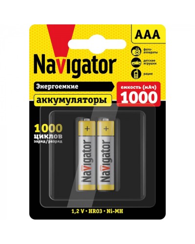 Аккумулятор Navigator 94 462 NHR-1000-HR03-BP2 в Таганроге Электротехническое оборудование Pintop.ru