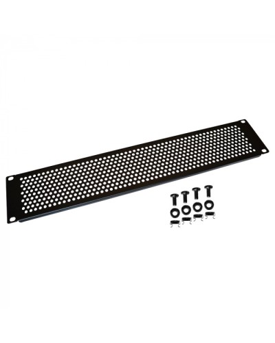 19 вентиляционная фальш-панель 2U, черная LANMASTER (LAN-DC-VNP-2U) в Таганроге Вентиляторные модули Pintop.ru