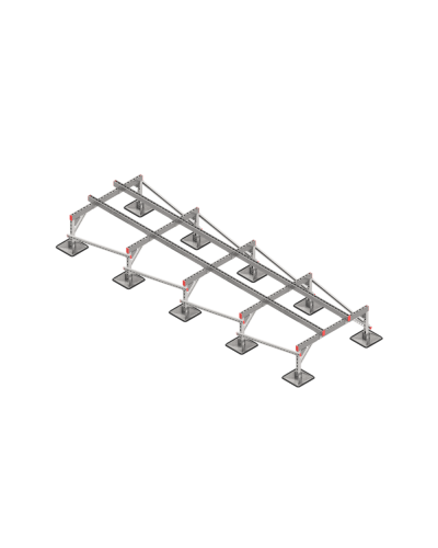 Опорная конструкция для установки оборудования TECHNORAPTOR STEELFOOT 1200х4000 тип 2 КМ-профиль (KM-TR-STF-SSEI-1200-4000-2) в Таганроге Системы видеонаблюдения Pintop.ru