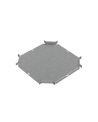 Х-разветвитель 50х500 мм ПЛЮС INOX304 КМ-Профиль (XDplus50-500 INOX304) в Таганроге Аксессуары для лотков Pintop.ru