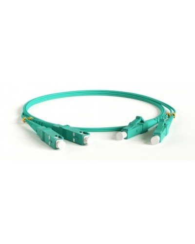 Патч-корд волоконно-оптический Hyperline FC-D2-503-FC/PR-SC/PR-H-20M-LSZH-AQ в Таганроге Патч-корды оптические Pintop.ru