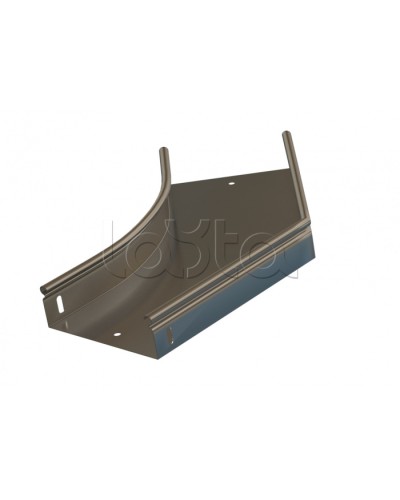 Угол 45° горизонтальный плавный Hyperline RST-AHS45-500-80-0,8-R100-SZ в Таганроге Аксессуары для кабель-канала Pintop.ru