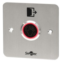 Кнопка выхода металлическая врезная Smartec ST-EX344LW