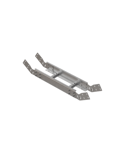 Вертикальный шарнирный угол 100х100х1,2 мм N КМ-профиль (LSHL100-100-1.2 N) в Таганроге Аксессуары для лотков Pintop.ru