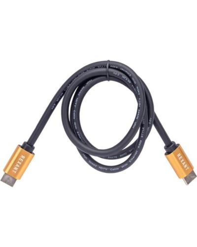 Кабель HDMI - HDMI 2.0, 1м, Gold REXANT 17-6102 в Таганроге Системы видеонаблюдения Pintop.ru