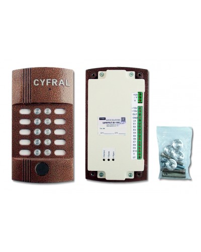 Блок вызова видеодомофона на 10 абонентов Цифрал M-10M/PVC в Таганроге Блоки вызова многоабонентные Pintop.ru