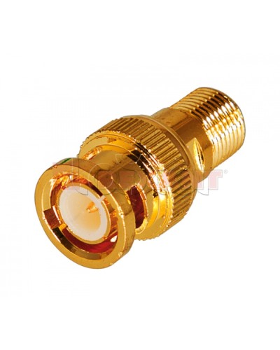 Переход гнездо F - штекер BNC GOLD (50шт/уп) PROCONNECT 05-3201-1 в Таганроге Коннекторы Pintop.ru