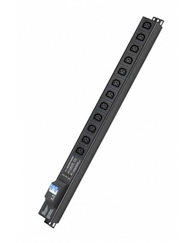 Блок распределения питания вертикальный для 19 шкафов DKC R5VIEC12CBOP в Таганроге Блоки розеток Pintop.ru