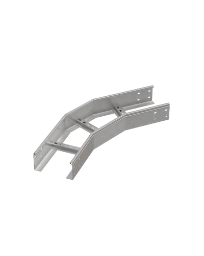 Угол лестничный горизонтальный 45 гр. 100х700х1,2 мм N КМ-профиль (LGL45-100-700-1.2 N) в Таганроге Аксессуары для лотков Pintop.ru