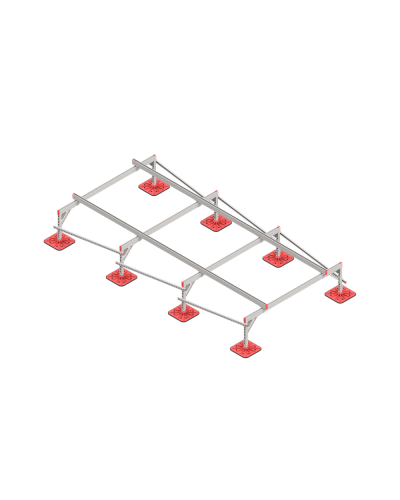 Опорная конструкция для установки оборудования TECHNORAPTOR FOOT 2000х4000 HD КМ-профиль (KM-TR-F-SSEI-2000-4000 HD) в Таганроге Системы видеонаблюдения Pintop.ru