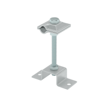 Универсальный соединитель на мостовой опоре для прутка Ø 5-10 мм H65 КМ-профиль (USMO-H65-5-10)