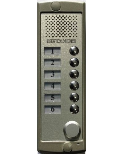 Блок вызова домофона Метаком MK6-K-RF в Таганроге Блоки вызова многоабонентные Pintop.ru