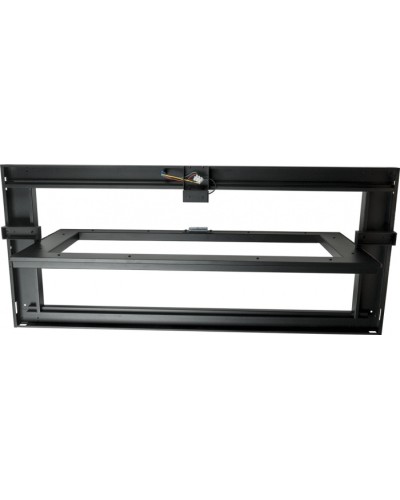 Крыша секции коридора 1200 мм для шкафов LANMASTER DCS шириной 800 мм, откидывающаяся, с ЭМ замком LANMASTER LAN-DC-RFP-12x8-OP в Таганроге Аксессуары для стоек и шкафов Pintop.ru