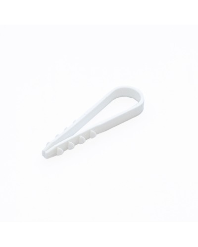 Дюбель-хомут для круглого кабеля d19-25 мм белый (100шт) Промрукав (PR08.6947) в Таганроге Крепеж: Дюбели, шурупы, саморезы Pintop.ru