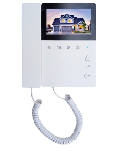 Монитор цветного видеодомофона Tantos Elly-S с трубкой VZ в Таганроге Абонентские видеоустройства Pintop.ru