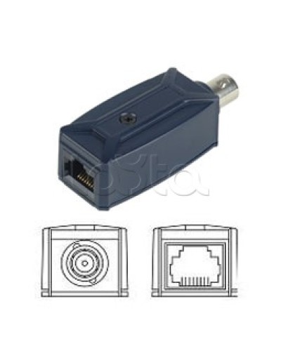 Удлинитель Ethernet, пассивный по коаксиальному кабелю SC&T IP01 в Таганроге Видеоусилители, Модуляторы, Делители Pintop.ru