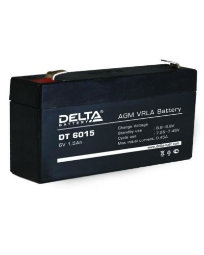 Аккумулятор свинцово-кислотный Delta DT 6015 в Таганроге Электротехническое оборудование Pintop.ru