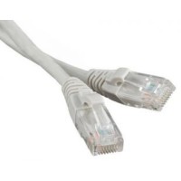Патч-корд RJ45 - RJ45, 4 пары, UTP, категория 5е, 0.5 м, белый, LSZH LANMASTER LAN-PC45/U5E-0.5-WH