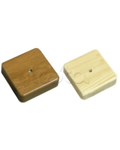 SD Коробка 1 постовая распред. 75х75х20мм c текстурой дерева (сосна) (1шт) Экопласт (72908P-1) в Таганроге Распределительные коробки Pintop.ru