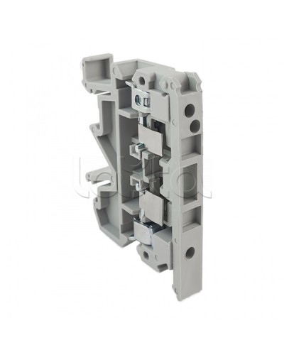 Клемма винтовая JXB-4/35RD для плавких вставок 5х20 серая EKF (plc-jxb-4/35RD-gy) в Таганроге Клеммные колодки Pintop.ru