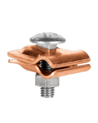 Зажим прута универсальный малый (пластина 30x30мм) Cu EKF PROxima (lp-51510-cu) в Таганроге Электротехническое оборудование Pintop.ru