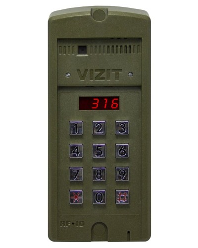 Блок вызова для совместной работы с БУД-302 Vizit БВД-316RCP в Таганроге Блоки вызова многоабонентные Pintop.ru