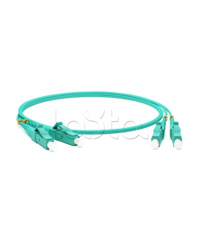Патч-корд волоконно-оптический Hyperline FC-D2-503-FC/PR-LC/PR-H-3M-LSZH-AQ в Таганроге Патч-корды оптические Pintop.ru