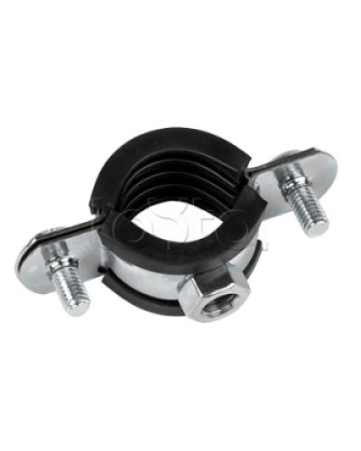 Хомут стальной 1 1/2 (47-52 мм), с уплотнителем EKF (hsu1112) в Таганроге Крепежные изделия Pintop.ru