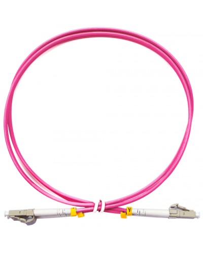 Шнур оптический duplex LC-LC 50/125 mm OM4 1м LSZH Cabeus FOP-50-OM4-LC-LC-1m в Таганроге Патч-корды оптические Pintop.ru