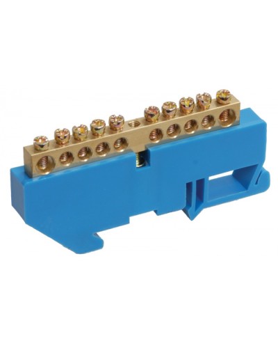 Шина нулевая на DIN-изолятор ШНИ-6х9-8-Д-С IEK YNN10-69-8D-K07 в Таганроге Клеммные колодки Pintop.ru