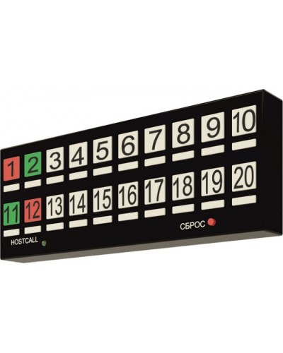 Табло отображения Hostcall MP-730W2 в Таганроге Система оповещения и трансляции Hostcall Pintop.ru